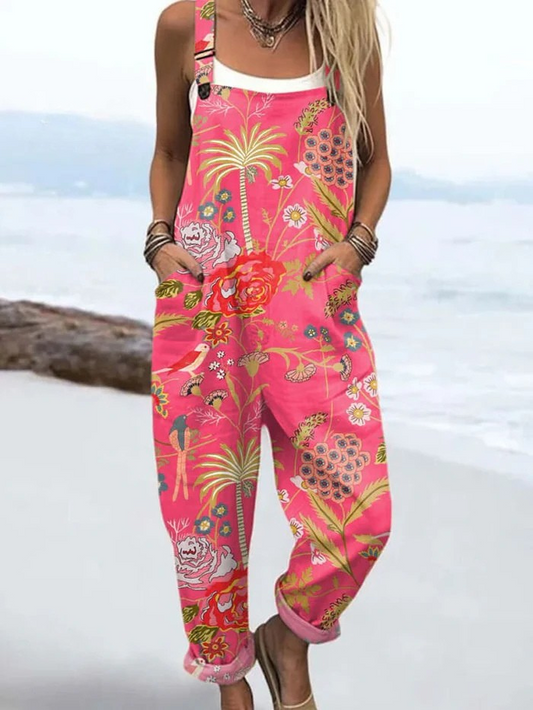 Wide-Leg Vintage Floral Pant™ — Flowing Comfort, Flattering Fit