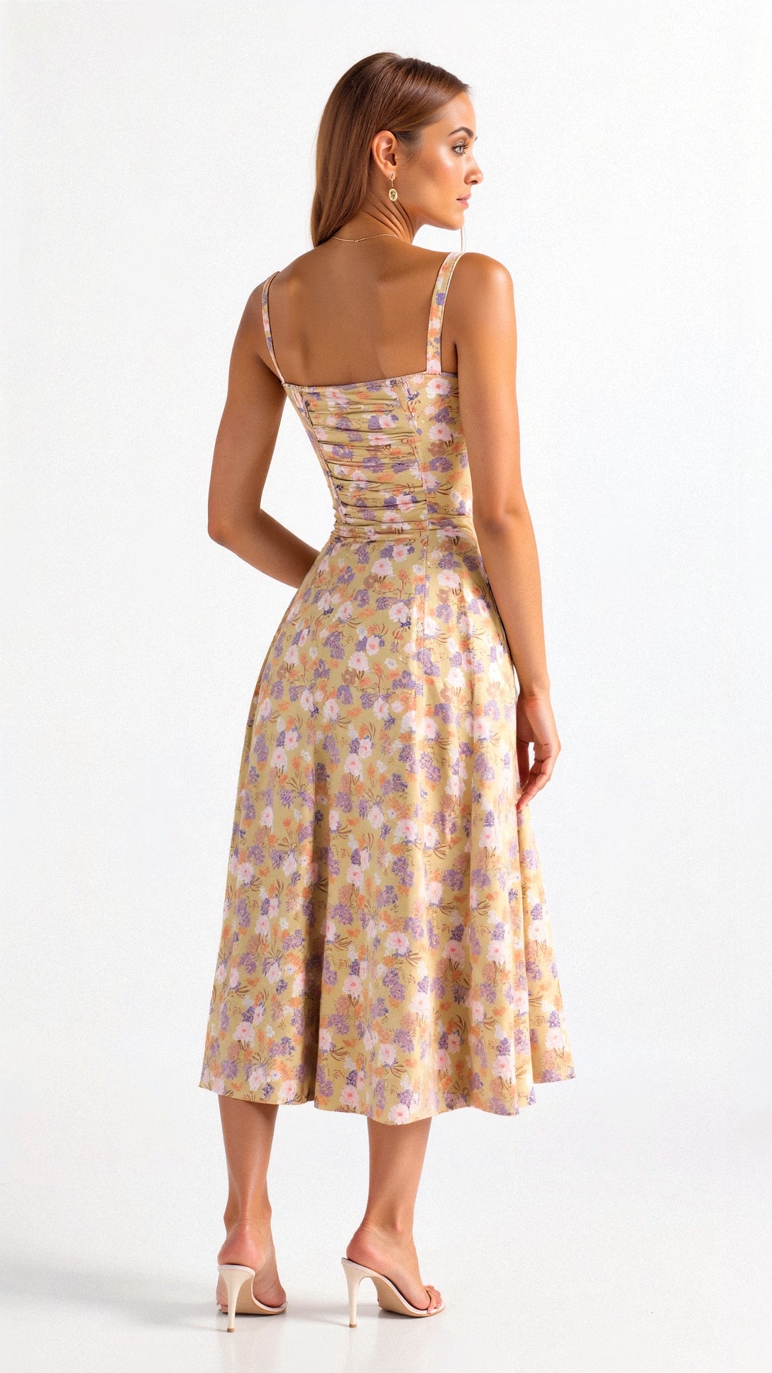 SoveaFrame™ Waist Dress — Sculpted Elegance Meets Summer Breeze