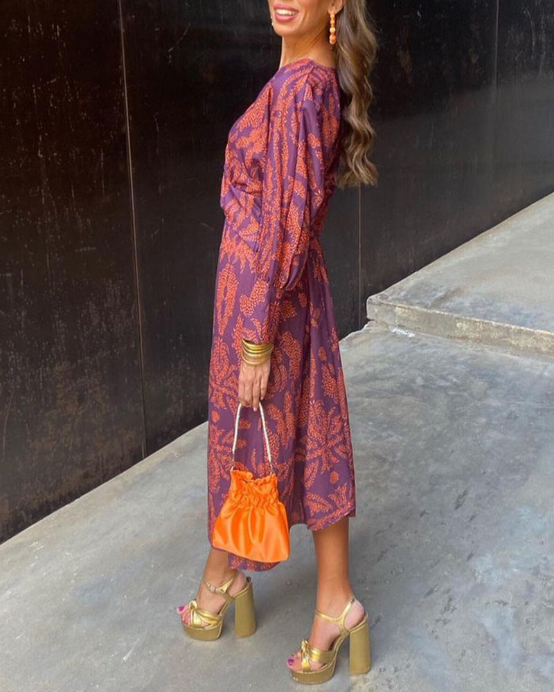 V-neck Midi Dress™ — Sculpted Elegance, Effortless Poise