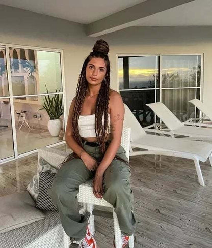 Eleni Adjustable Cargo Pants — Sculpted Comfort, All Day