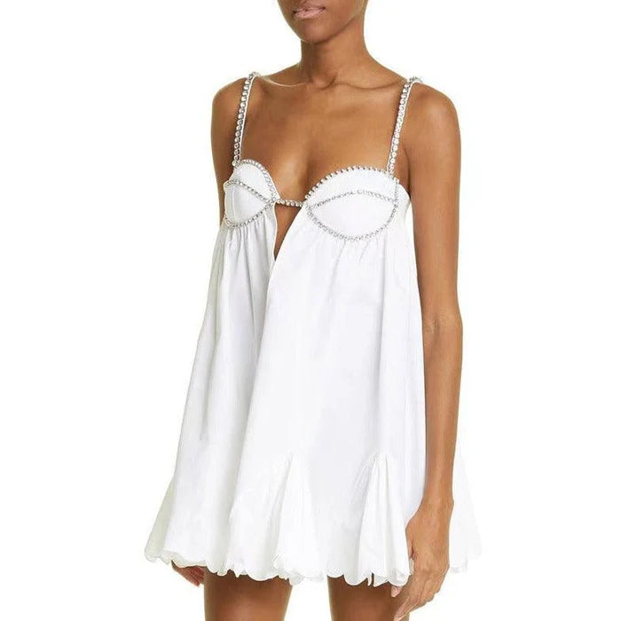 Scallop Edge Mini Dress™ — Light, Flattering, Effortlessly Chic