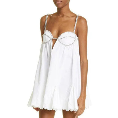 Scallop Edge Mini Dress™ — Light, Flattering, Effortlessly Chic