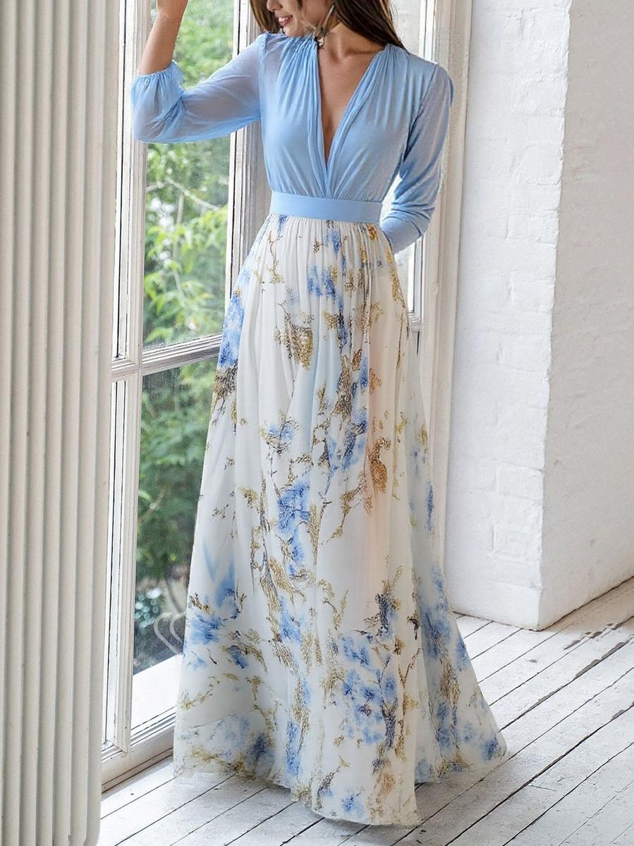 LioraBelle™ Floral Maxi Dress — Effortless Elegance in Bloom