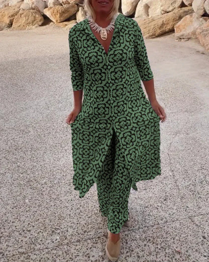 Arlenne™ Geometric Set — Bold Patterns, Relaxed Elegance