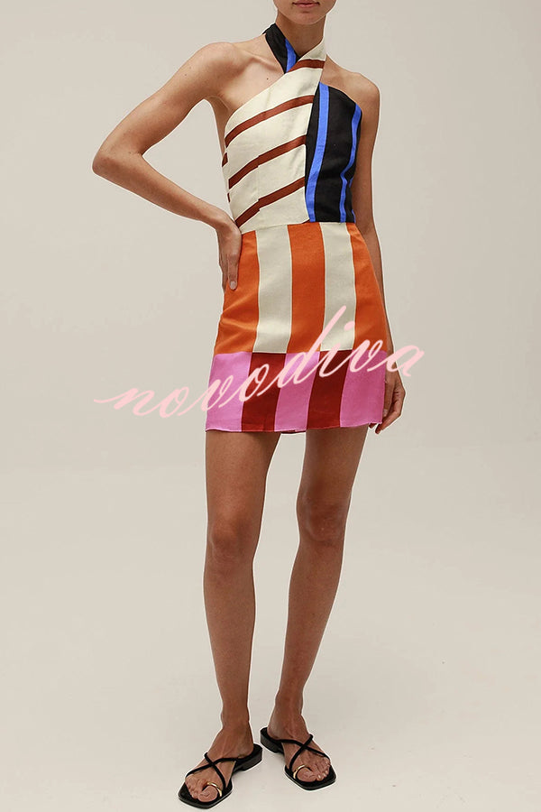 Halter Linen Blend Dress™ — Breezy Elegance, Effortless Fit