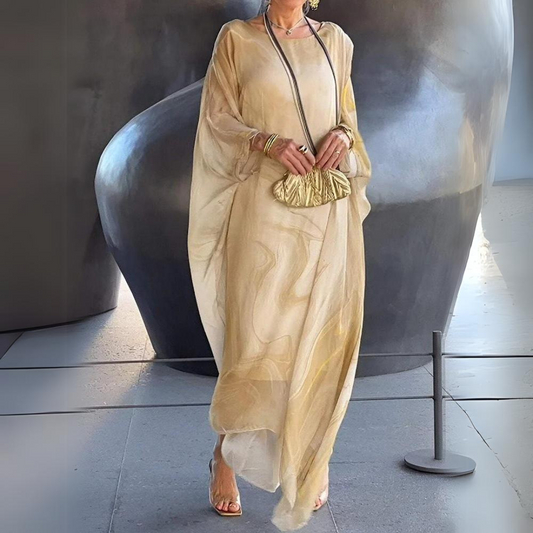 Arlenza Luxe Chiffon Dress™ — Graceful Flow Meets Timeless Glow