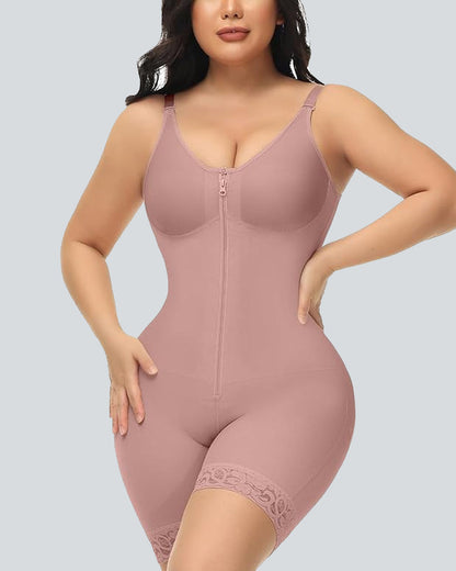 Tummy Control Butt Lifter Shaper with Zipper Crotch Fajas Colombianas — Sculpted Curves, Seamless Comfort