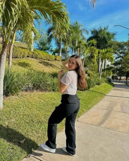 Eleni Adjustable Cargo Pants — Sculpted Comfort, All Day