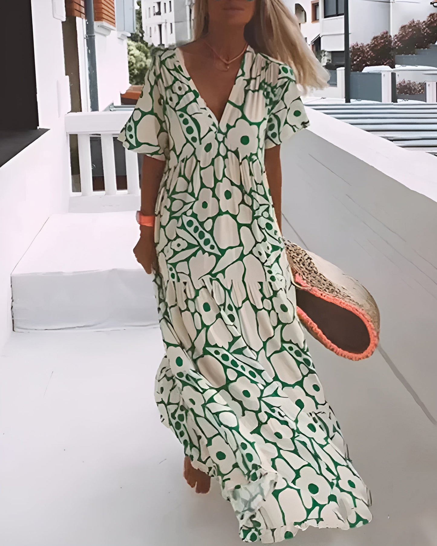ElianaFlow™ Maxi Dress — Flowy Elegance for Sunny Days