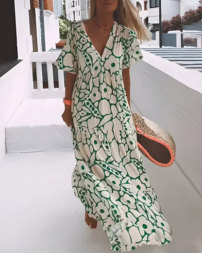 ElianaFlow™ Maxi Dress — Flowy Elegance for Sunny Days
