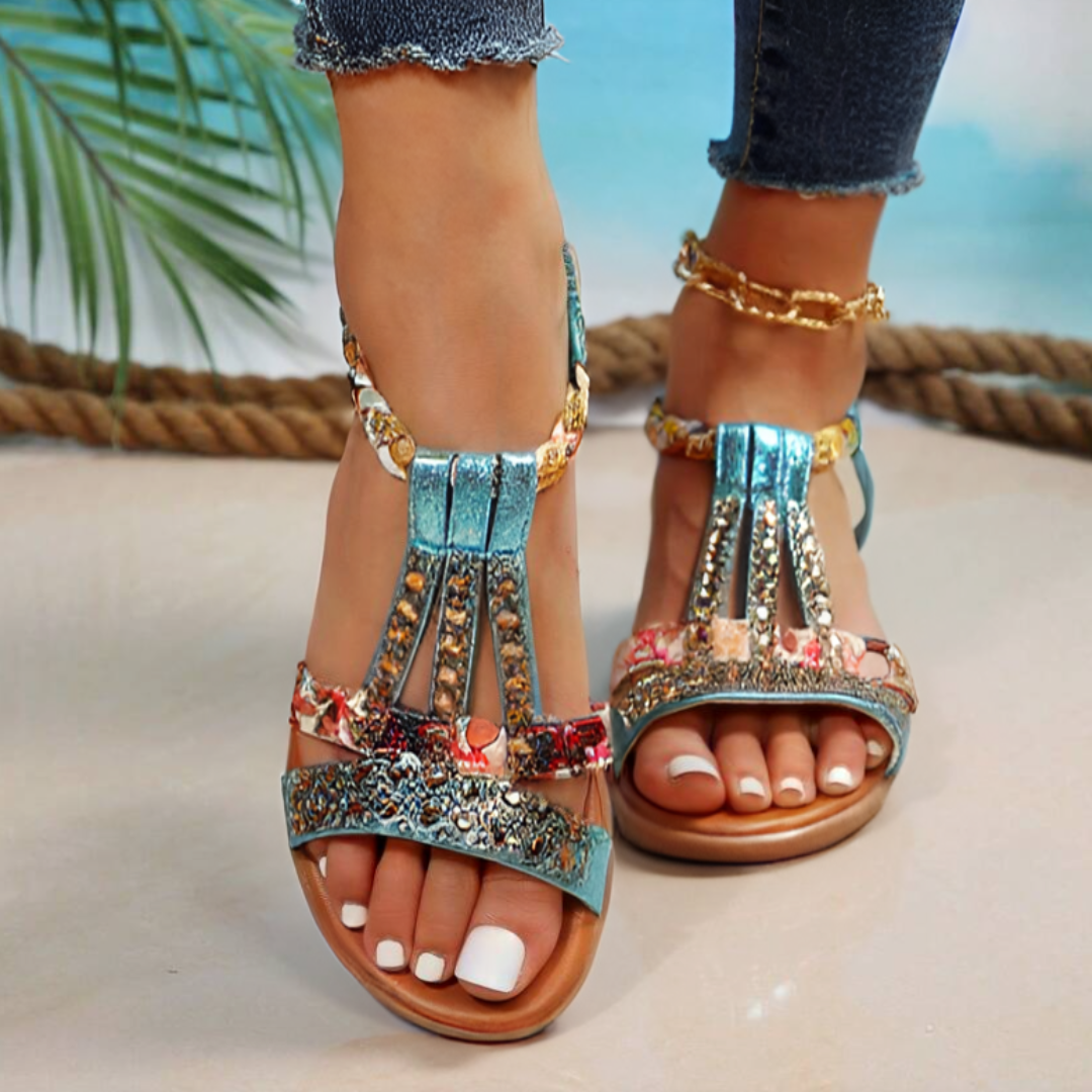 MariselleAura™ Sandals — Boho Charm Meets All-Day Comfort