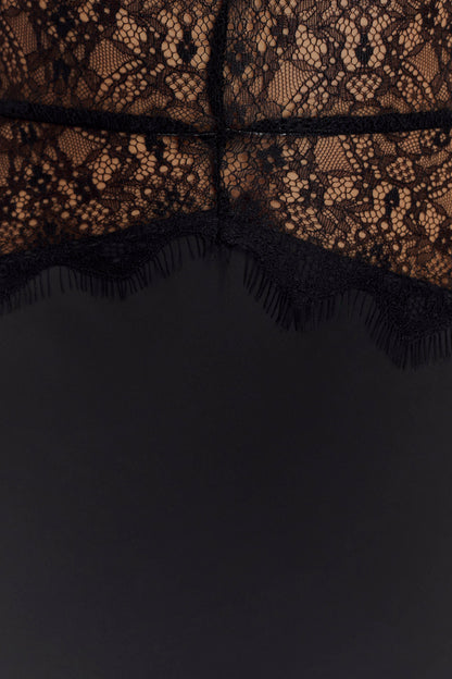 AvaireSilk™ Lace Satin Dress — Flawless Elegance with Effortless Grace
