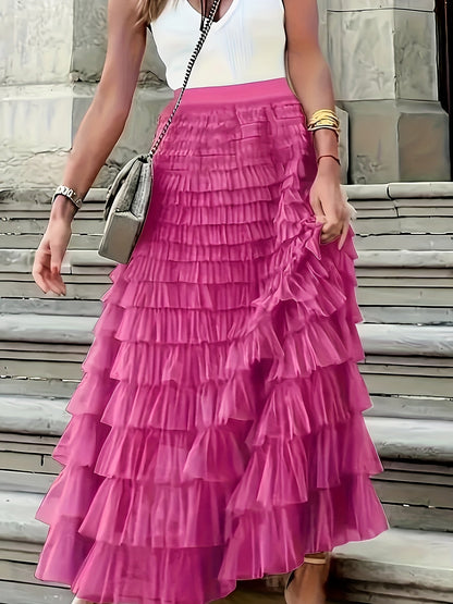 Vivora Curve™ Skirt — Flattering Comfort in Vibrant Color