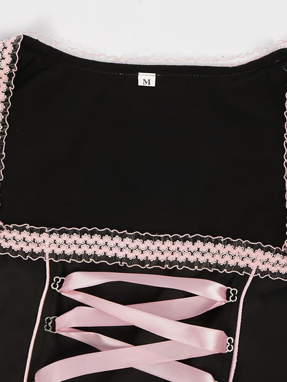 RosaMira Dirndl Dress – Floral Embroidered Oktoberfest Dress with Lace Trim