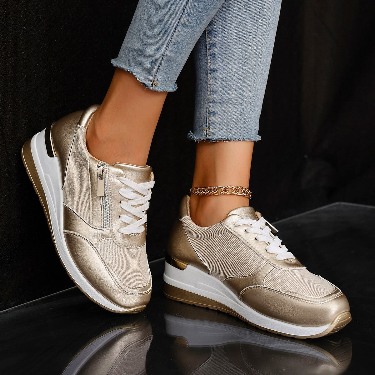 LumaStride™ Sneakers — Sleek Comfort for Every Step