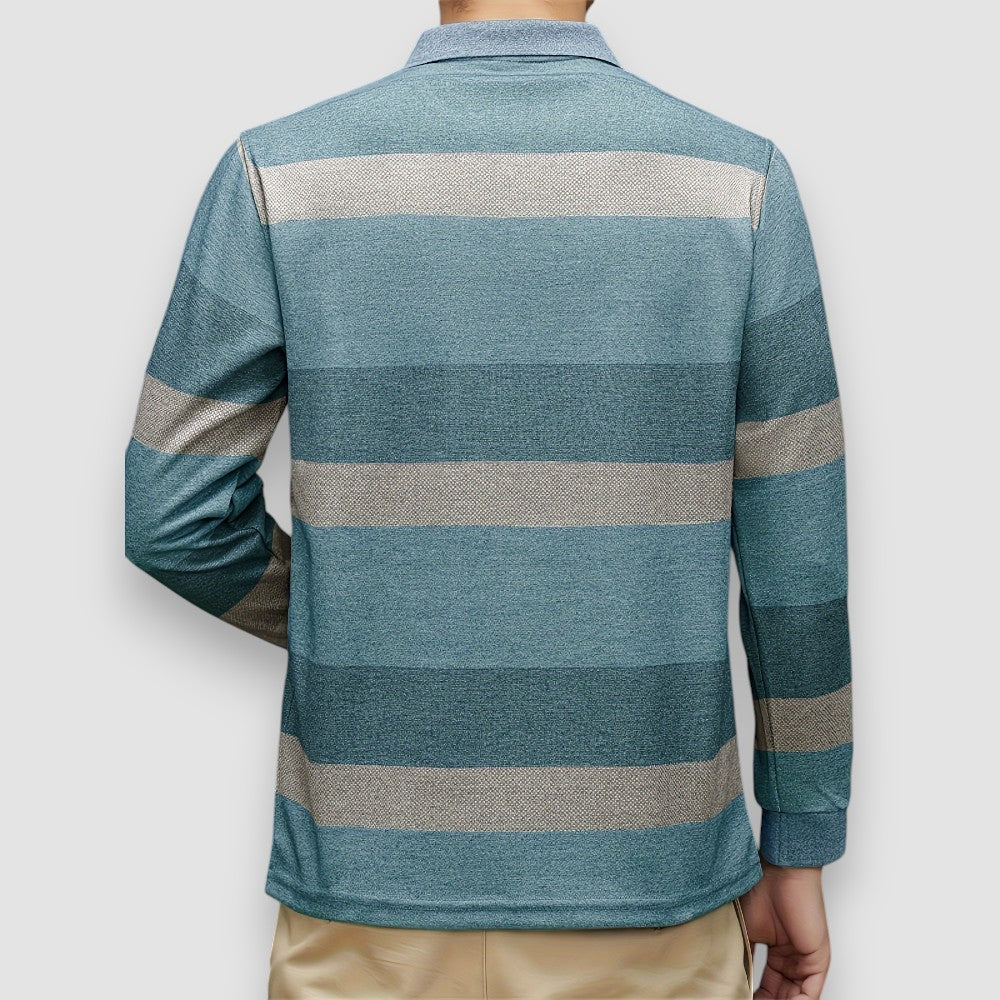 Striped Polo™ — Tailored Comfort Meets Modern Flair
