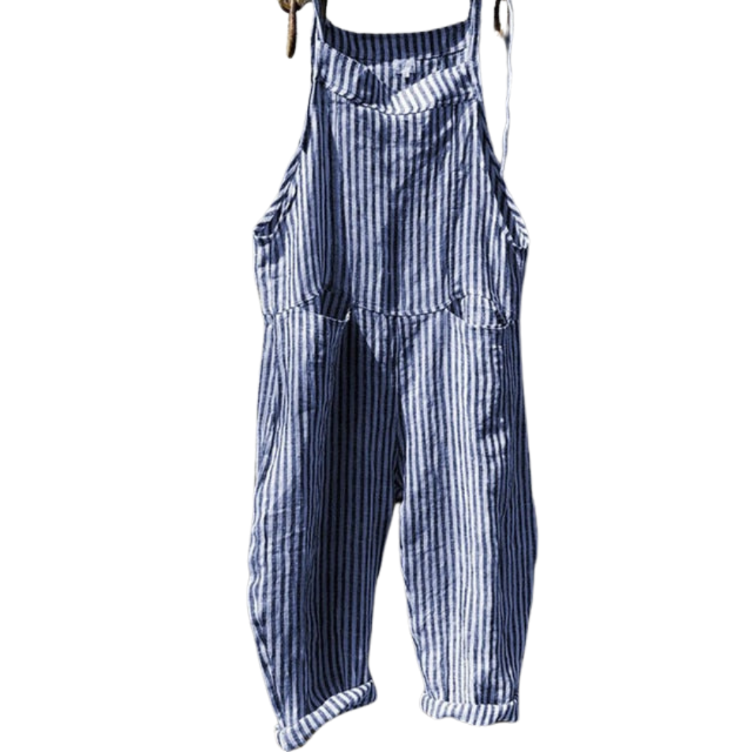 LioraMoss™ striped wide-leg jumpsuit — Effortless cool, flattering fit