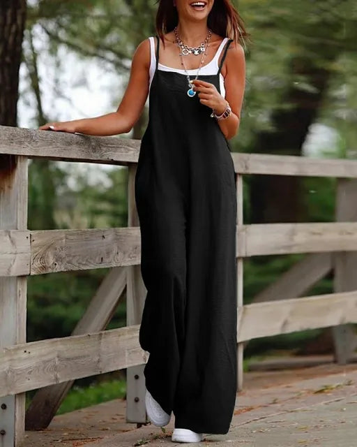 Solenne Grace Jumpsuit™ — Breezy Sophistication, Effortless Fit