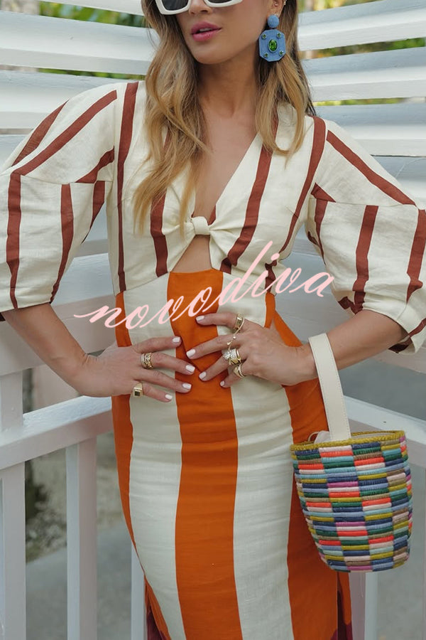 Linen Midi Dress™ — Breezy Elegance Meets Effortless Style