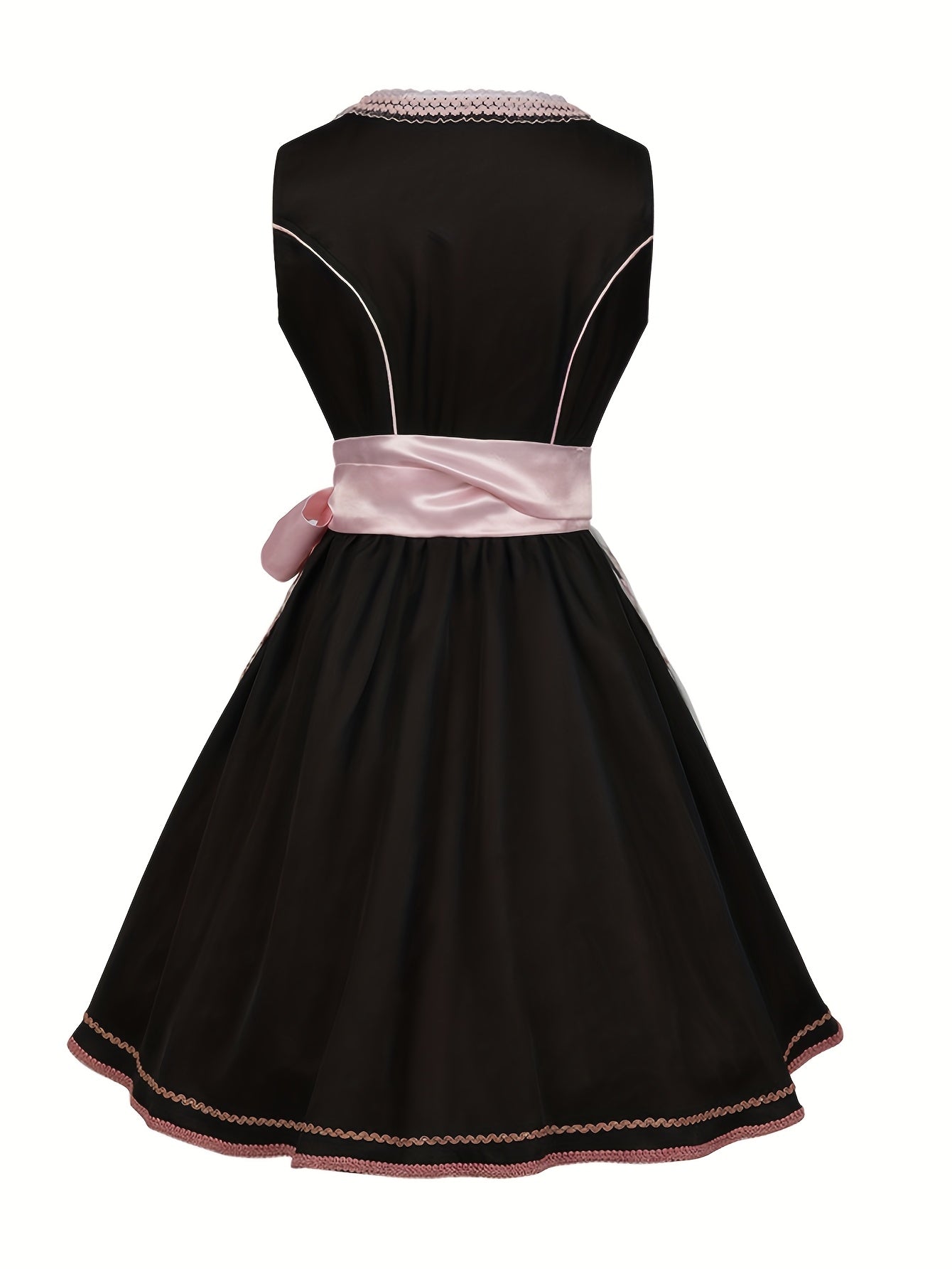 RosaMira Dirndl Dress – Floral Embroidered Oktoberfest Dress with Lace Trim