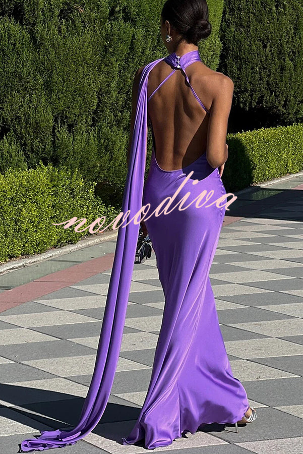 Signature Shoulder Satin Dress™ — Flatter Your Curves with Grace