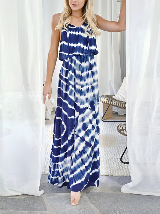 CerelleFlow™ Sleeveless Tie-Dye Jumpsuit — Breezy Comfort, Effortless Style