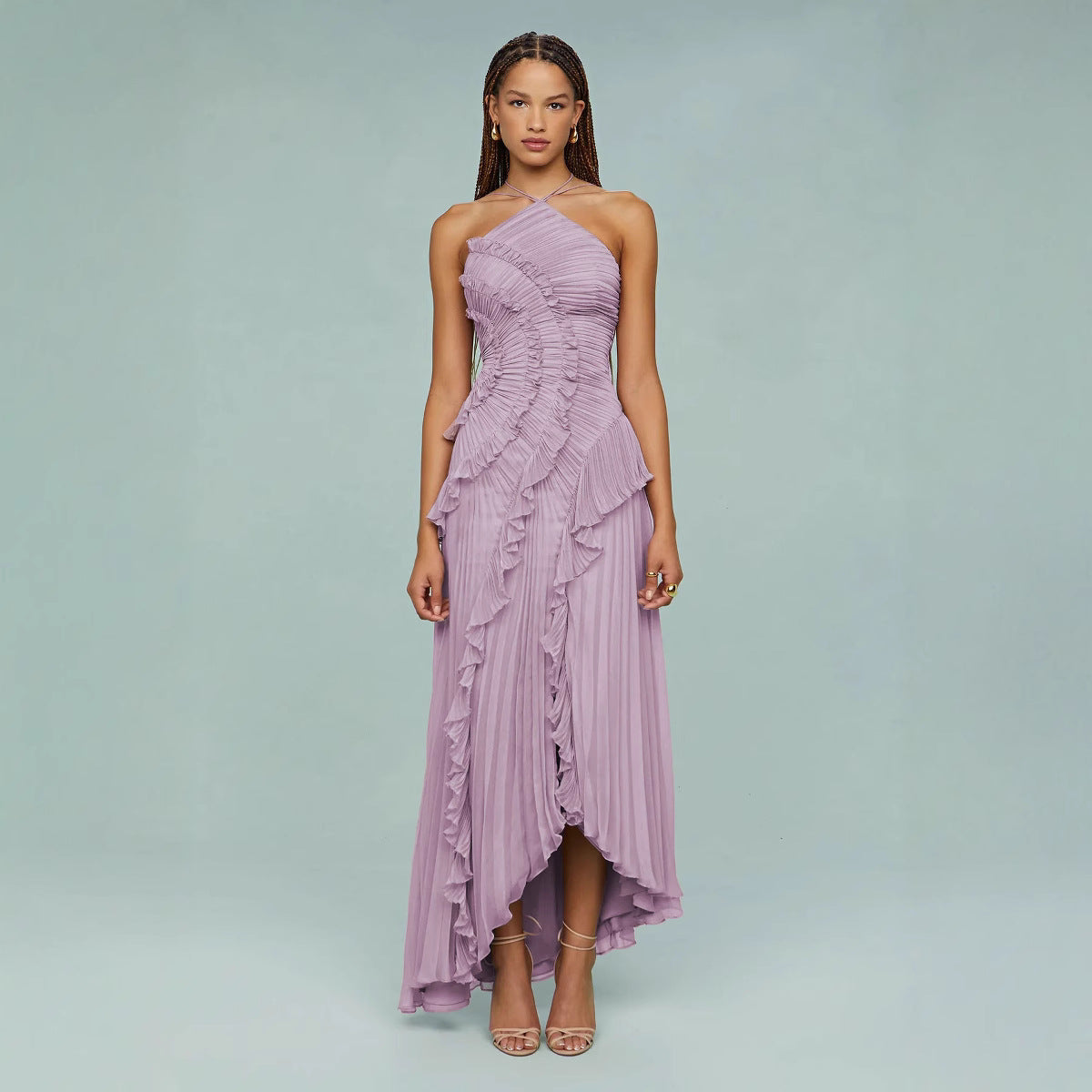 Lilac Maxi™ — Graceful Ruffles, Effortless Flow