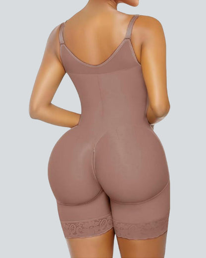 Tummy Control Butt Lifter Shaper with Zipper Crotch Fajas Colombianas — Sculpted Curves, Seamless Comfort