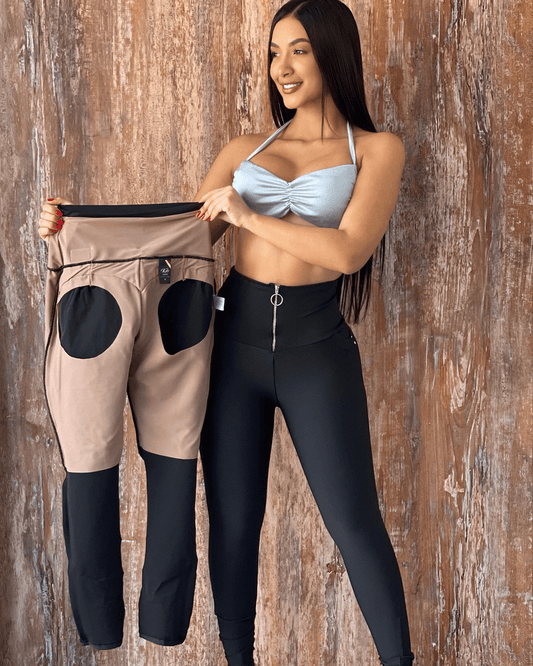 a-塑身收腹拉链提臀裤™ — Sculpted Fit with Seamless Comfort