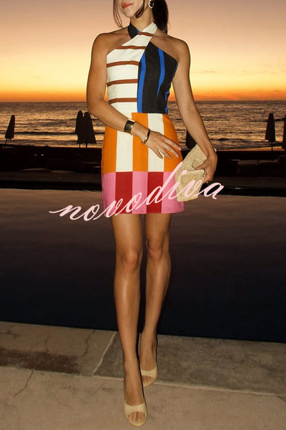 Halter Linen Blend Dress™ — Breezy Elegance, Effortless Fit