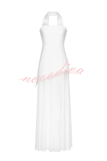 Ankle-Length Chiffon Dress™ — Elegant Flow, Effortless Grace