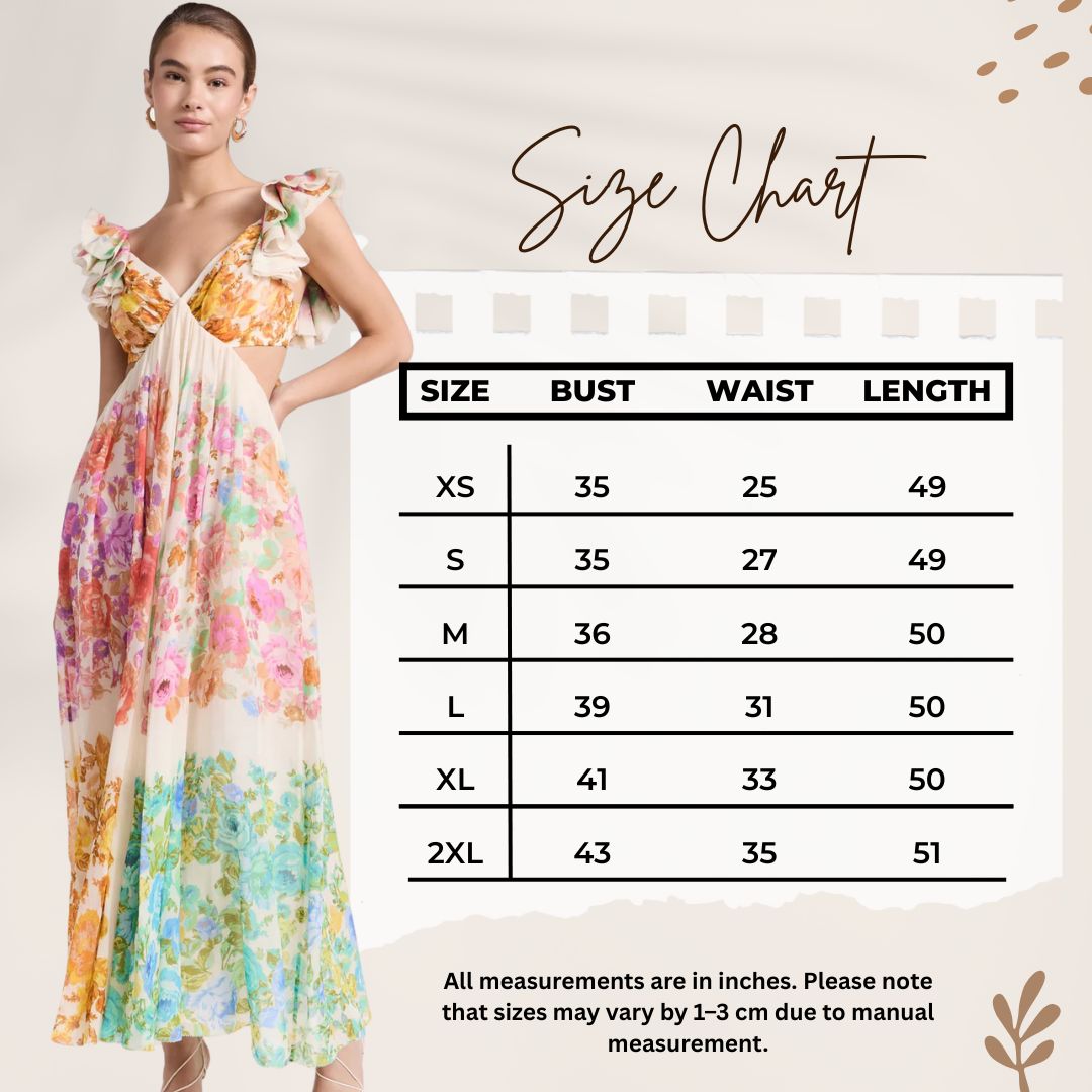 SeleneAura™ Ruffle Midi Dress — Light, Flowy Elegance for Summer