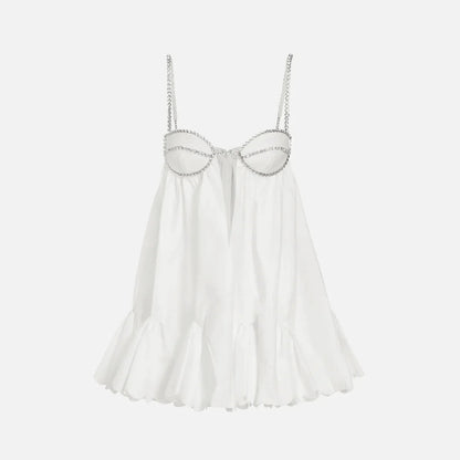 Scallop Edge Mini Dress™ — Light, Flattering, Effortlessly Chic