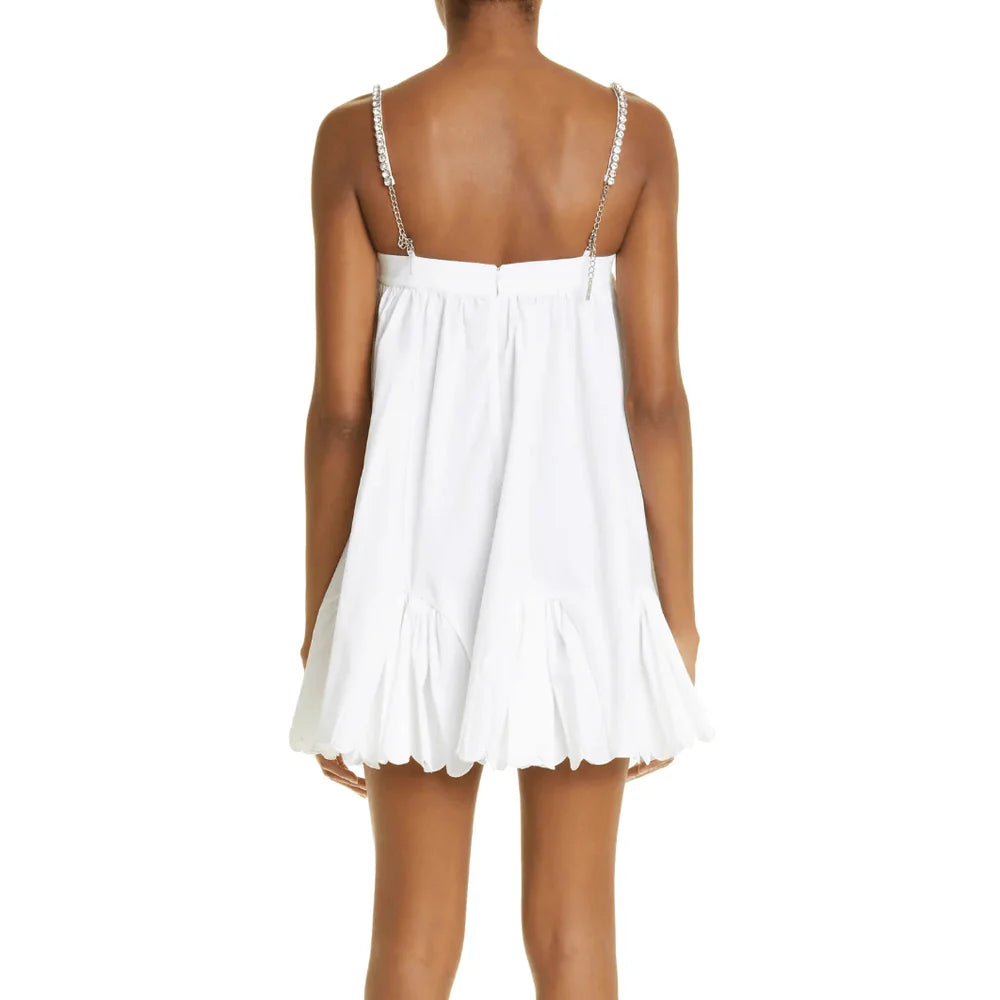 Scallop Edge Mini Dress™ — Light, Flattering, Effortlessly Chic