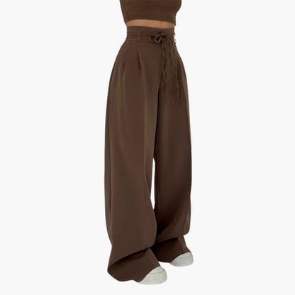 High-Waist Wide Leg Trousers™ — Flattering Ease, All Day Chic