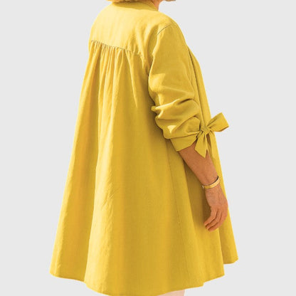 LuxeraEase™ Long Summer Shirt — Breezy Comfort, Effortless Style