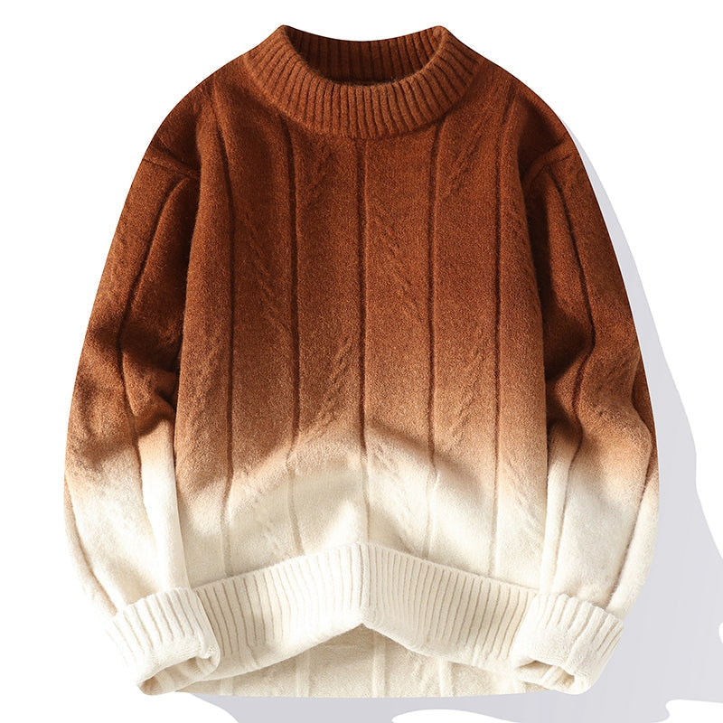 Gradient Knit Sweater™ — Cozy Fit with Chic Ombre Flair