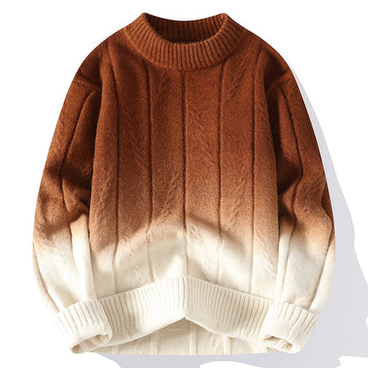 Gradient Knit Sweater™ — Cozy Fit with Chic Ombre Flair