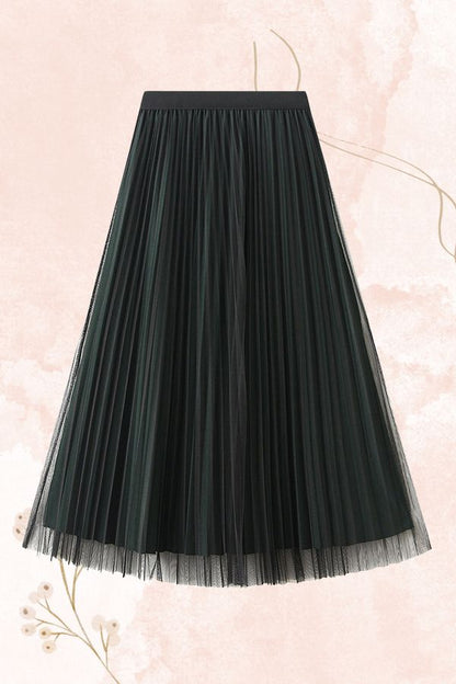 Serenelle Mesh Midi Skirt™ — Light, Elegant, Effortless Chic