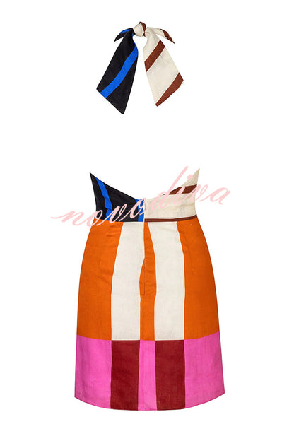 Halter Linen Blend Dress™ — Breezy Elegance, Effortless Fit