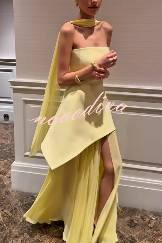 Ankle-Length Chiffon Dress™ — Elegant Flow, Effortless Grace