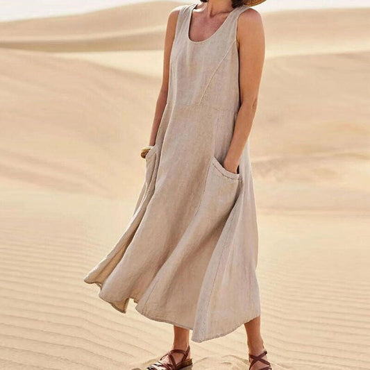 AlaraFlow™ Dress — Breathable Ease, All-Day Chic