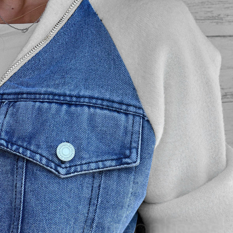 ModaForma™ Denim Shirt — Soft Stretch, Tailored Confidence