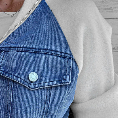 ModaForma™ Denim Shirt — Soft Stretch, Tailored Confidence