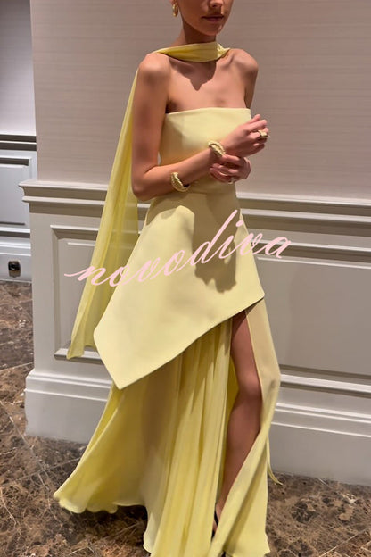 Ankle-Length Chiffon Dress™ — Elegant Flow, Effortless Grace