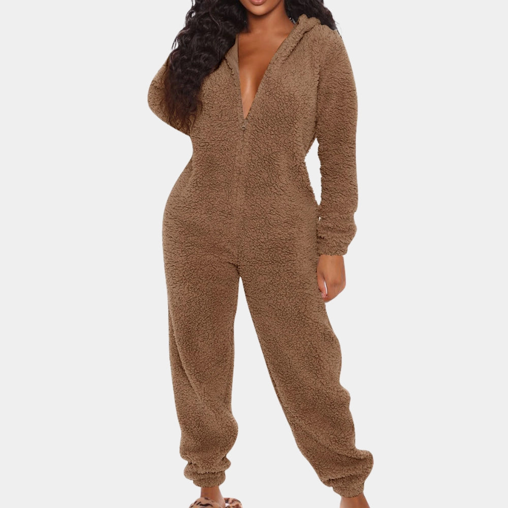 Everwyn™ Plush Jumpsuit — Cozy Silhouette, Chic Comfort