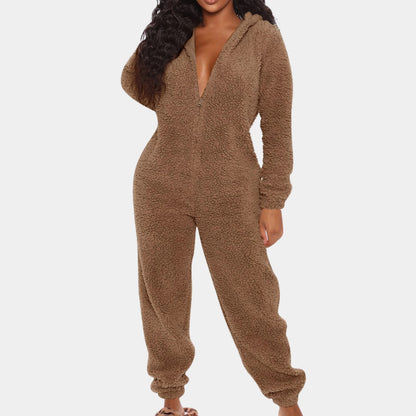 Everwyn™ Plush Jumpsuit — Cozy Silhouette, Chic Comfort