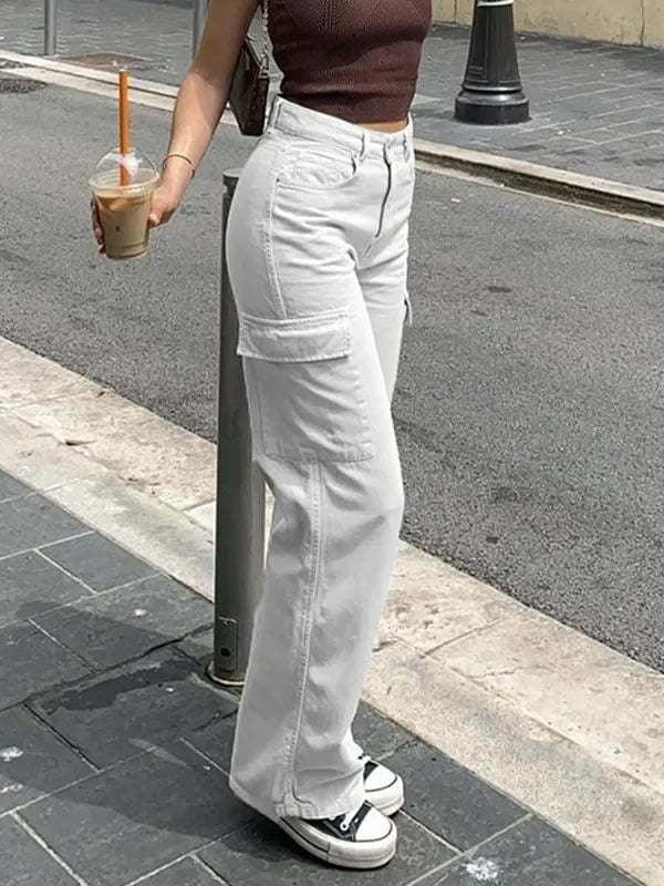 Eleni Adjustable Cargo Pants — Sculpted Comfort, All Day