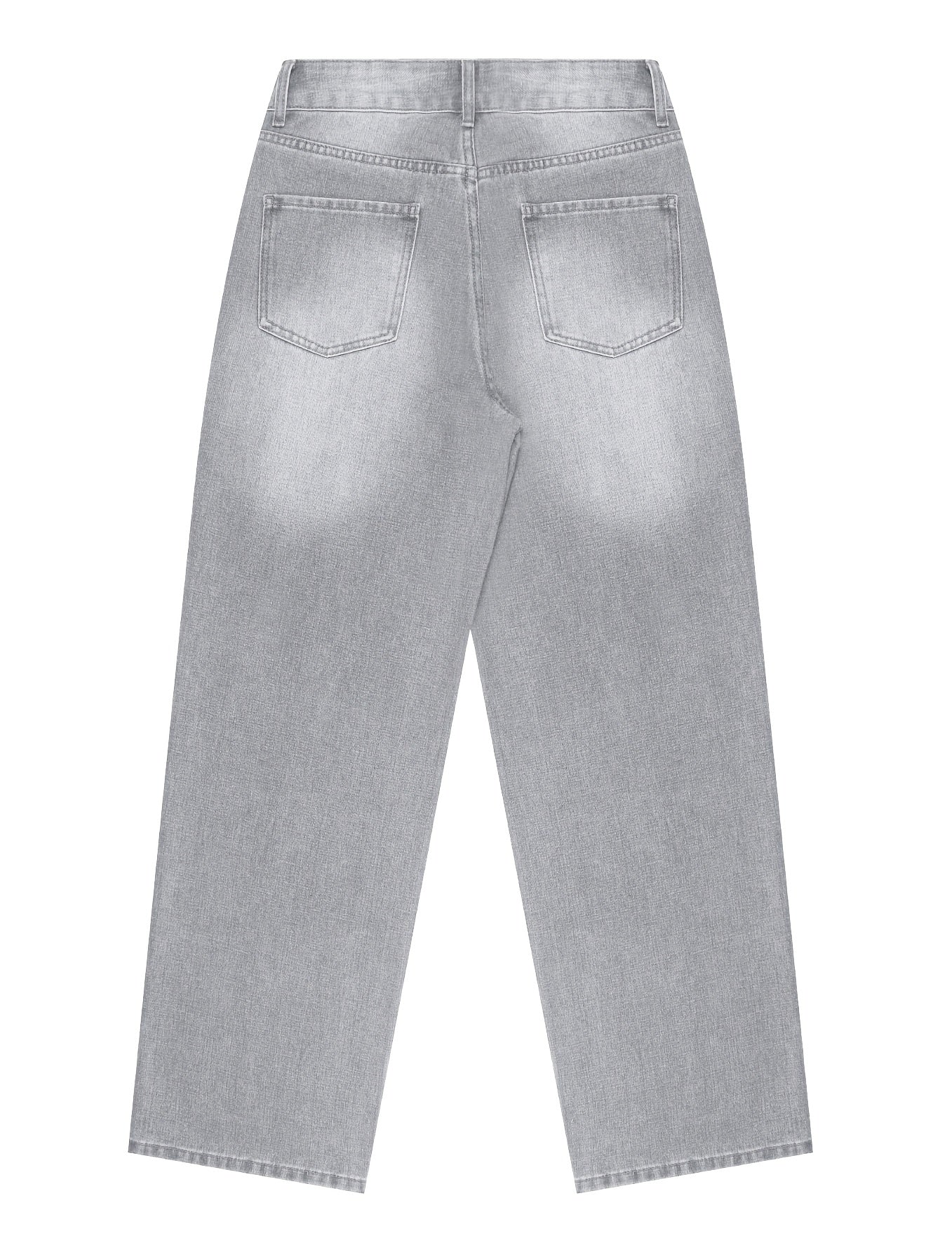 RetroWeave Vintage Jeans – Loose Fit Light-Wash Denim for Streetwear Style