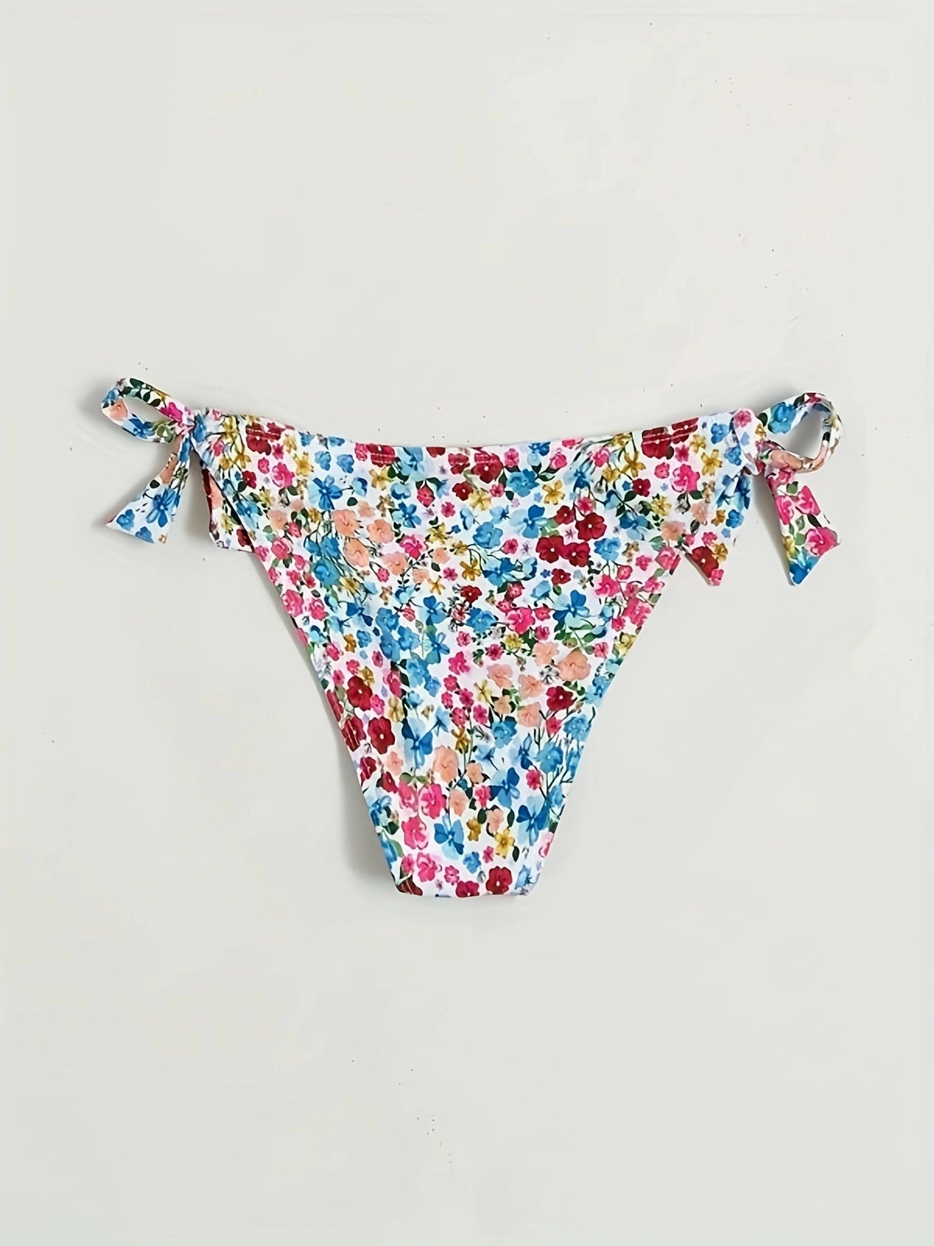 LioraSol™ Floral High-Cut Bikini Bottoms — Flattering Fit, Effortless Grace